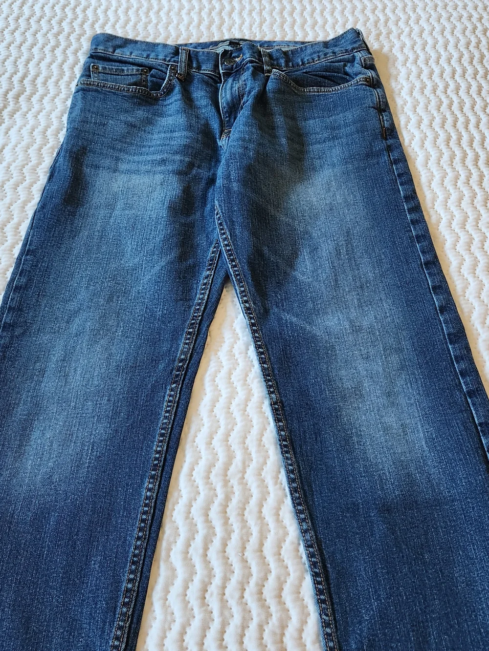 Banana Republic Men’s Straight Jeans in Dark Blue Denim Men's Size 33x34